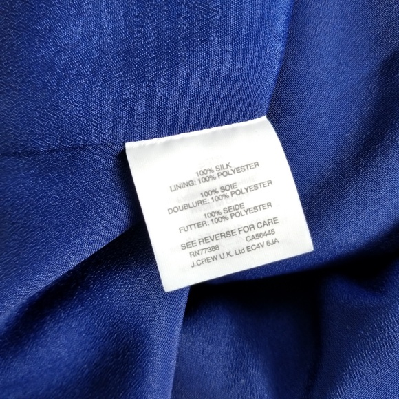 J. CREW Spaghetti-Strap Polka Dot Dress 100% Silk - Picture 7 of 7